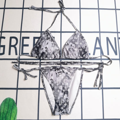 Custom Designer Print Swimsuit (Black) U (FINAL SALE)