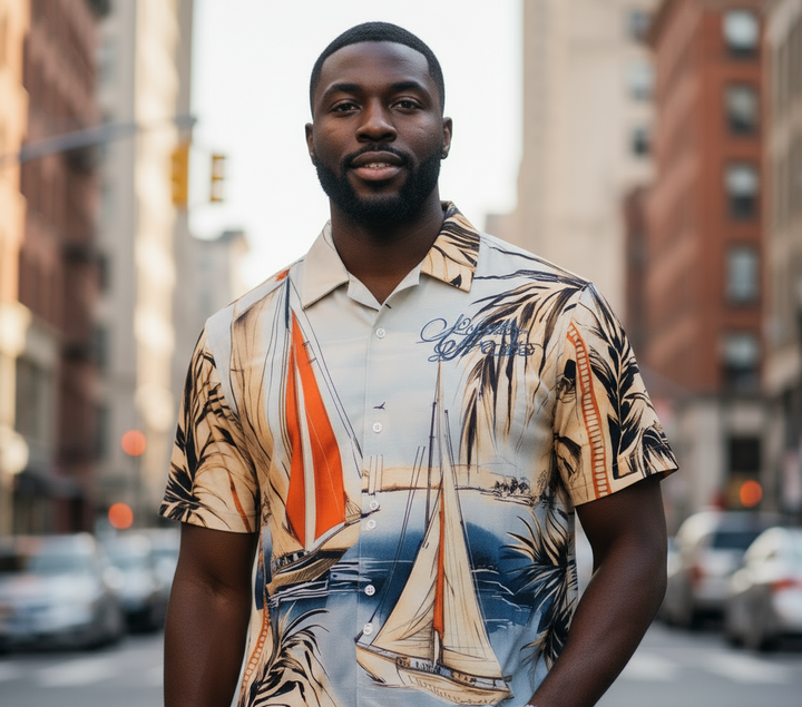 Jordan Craig Wanderlust S/S Party Shirt (Lauderale) U