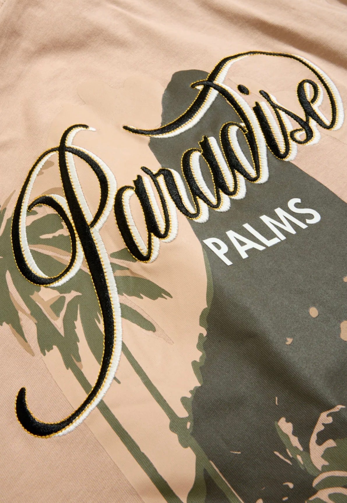 Jordan Craig x See You In Paradise Graphic Paradise Palms T-Shirt (Hunter Camo)