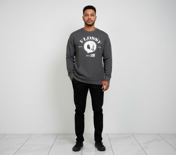 The Mag Seven Sapa Grey Flossy Crewneck U