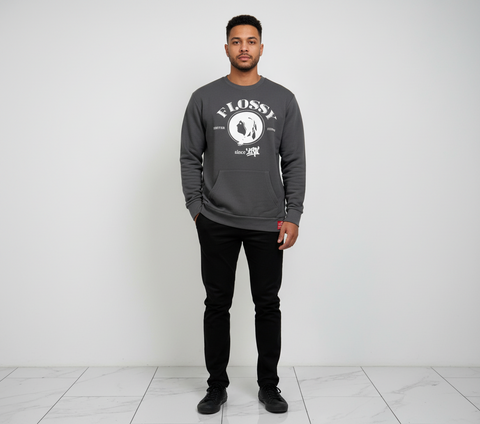 The Mag Seven Sapa Grey Flossy Crewneck U