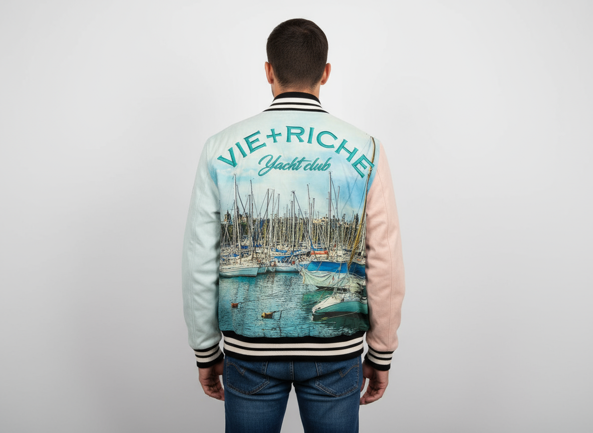 Vie Riche Paradise Resort Jacket (Soft Suede Feel)
