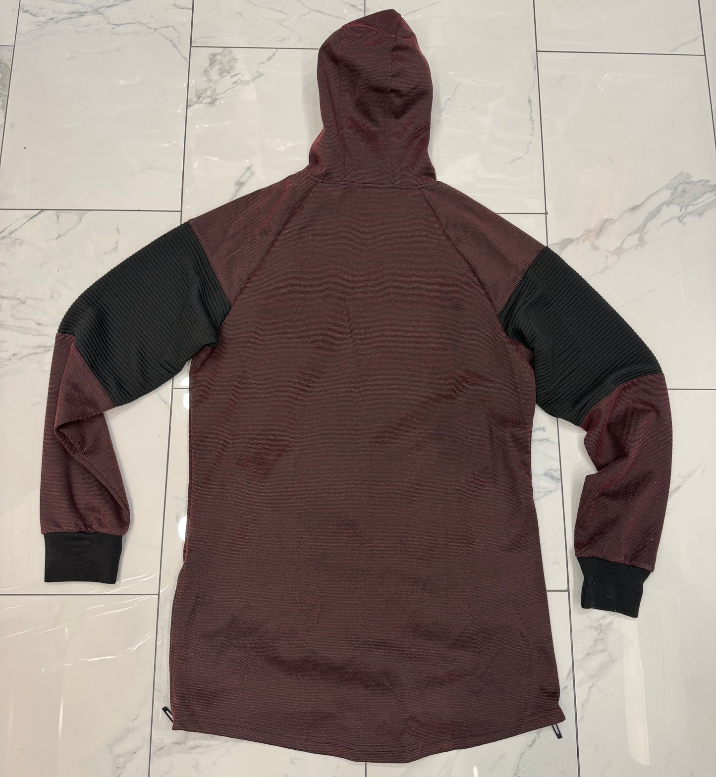 RS7 Burgundy Elongated Hoody U