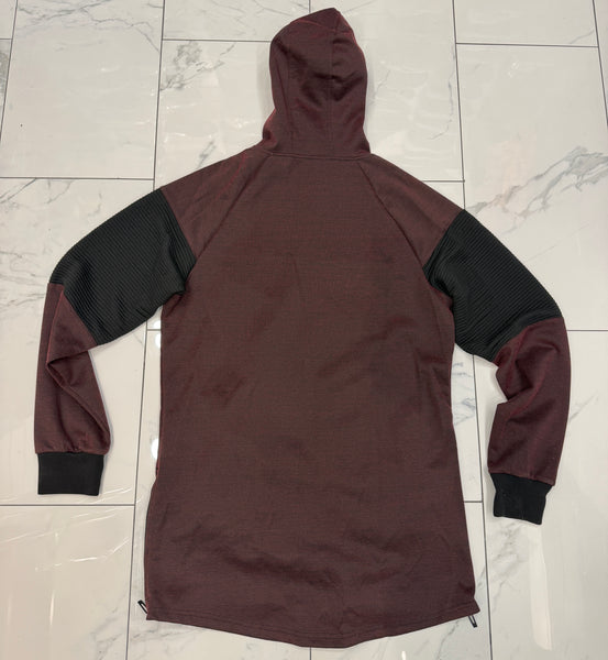 RS7 Burgundy Elongated Hoody U