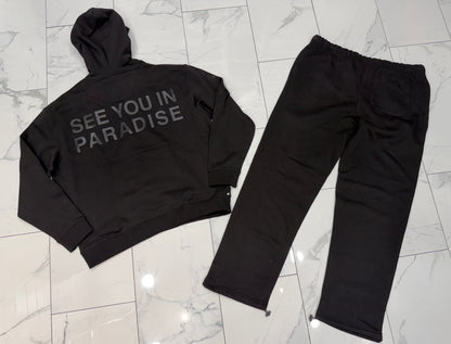 Jordan Craig See You In Paradise Black Sweatsuit
