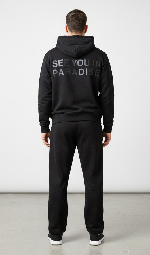 Jordan Craig See You In Paradise Black Sweatsuit U