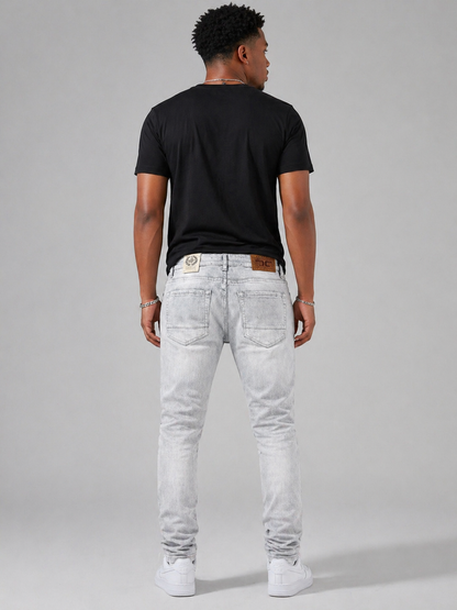 Jordan Craig Ross Fit Skinny Fit Jeans (Arctic Grey)