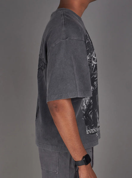 NME Grey Washed Saint Tee