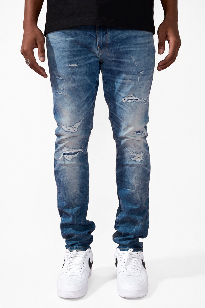 Jordan Craig Alexander Denim Slim Taper Fit Jeans (Lager)