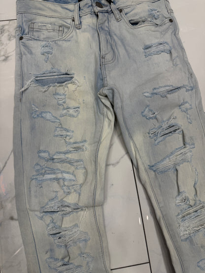 Jordan Craig Martin Skinny Fit Iced White Jeans U