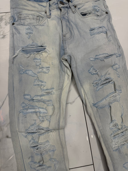 Jordan Craig Martin Skinny Fit Iced White Jeans U