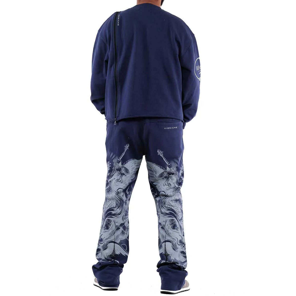 Vie Riche Arc Angel Crewneck Sweatsuit (Navy) U