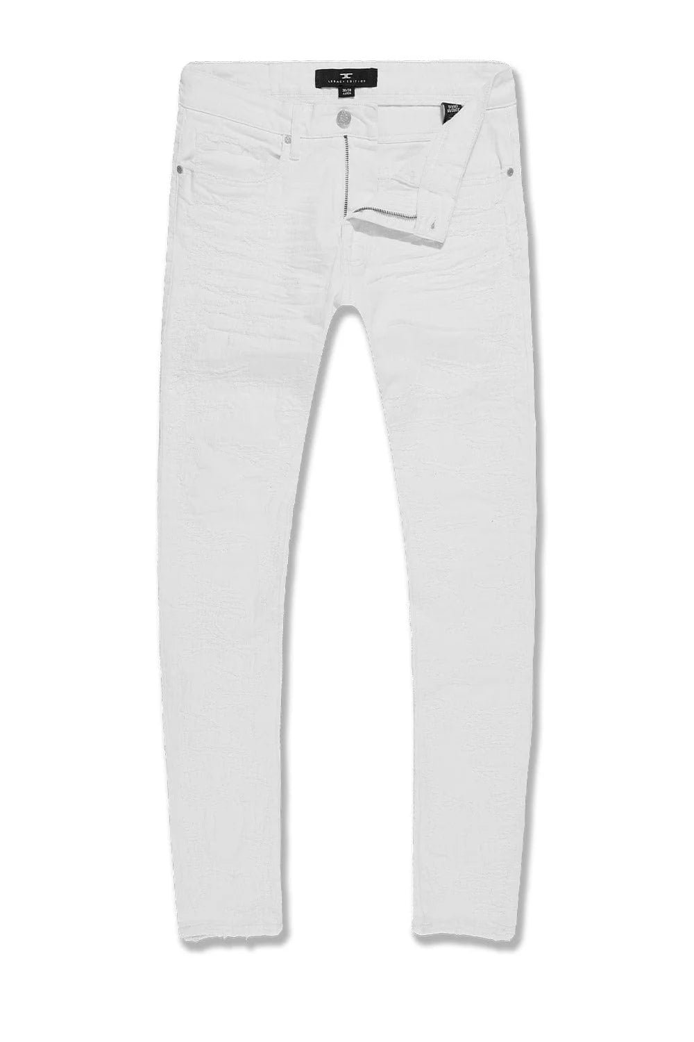 Jordan Craig Molten Denim Slim Taper Fit Jeans (White)