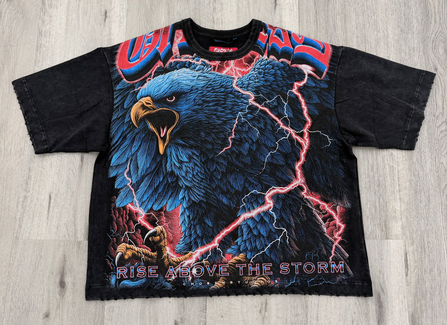 Chosen Rise Above The Storm Vintage Washed Boxy T-Shirt