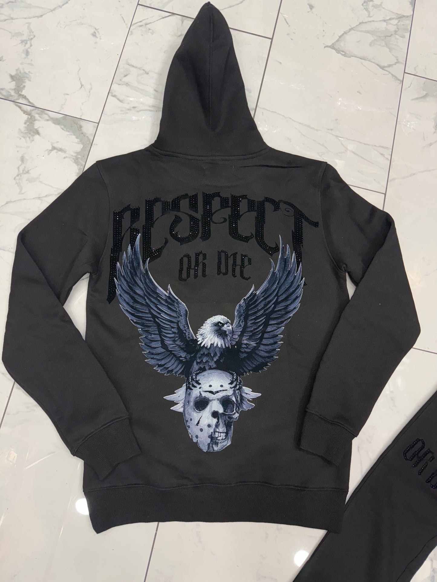 Roku Respect Or Die Stacked Fit Sweatsuit U