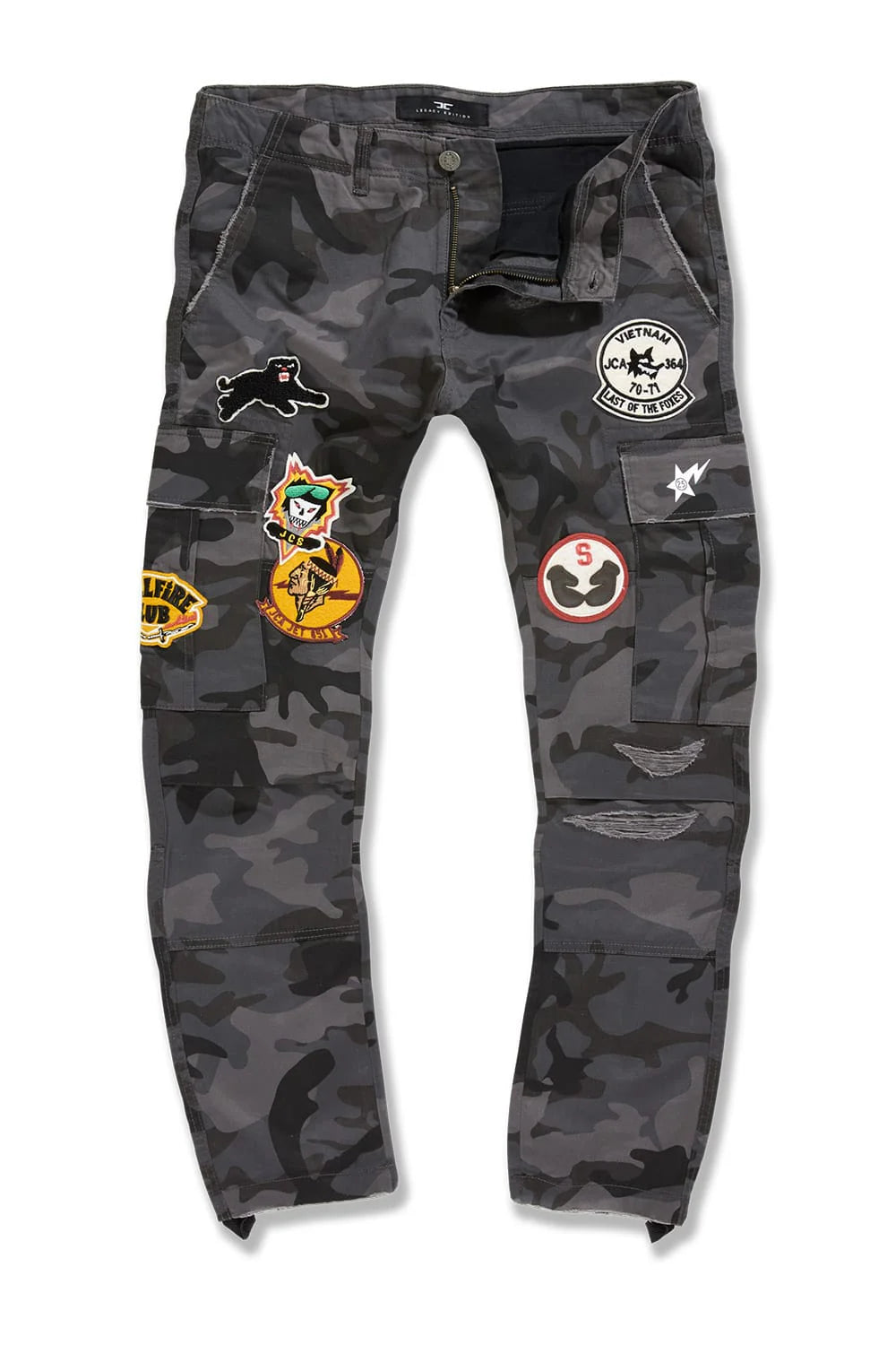 Jordan Craig Xavier-Hellfire Cargo Pants (Black Camo)