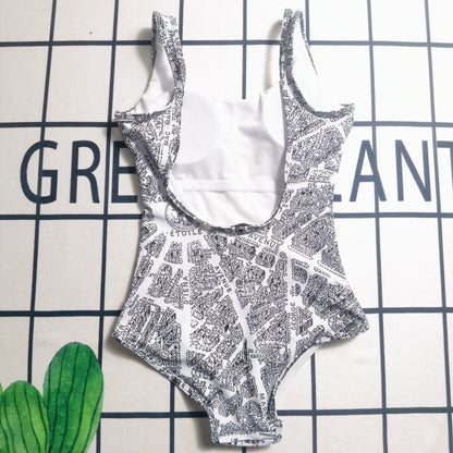 Custom Designer Print Swimsuit U