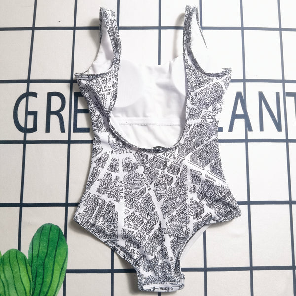 Custom Designer Print Swimsuit U