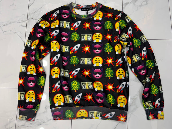 Hudson Emojis Allover Sweatshirt U
