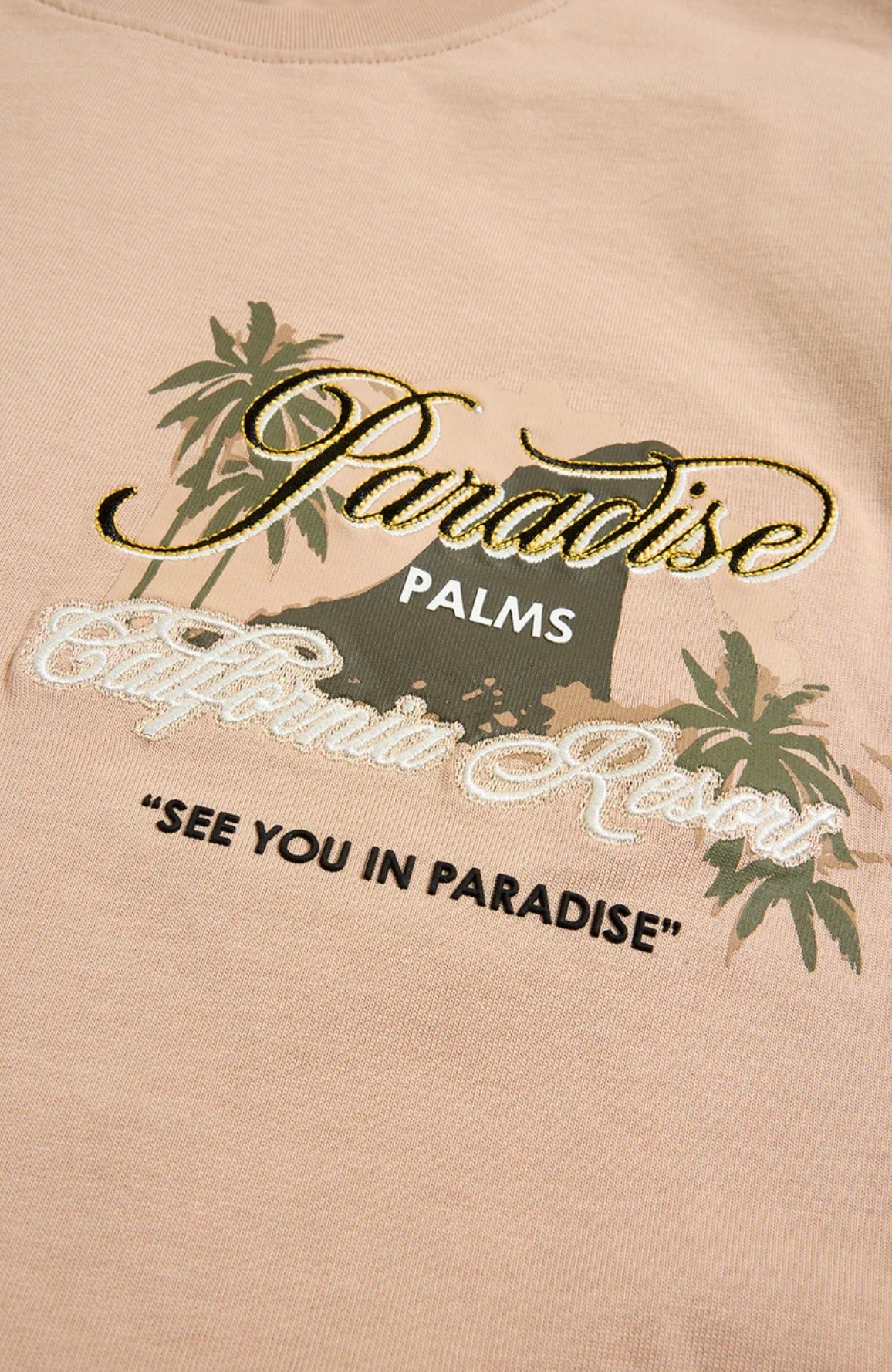 Jordan Craig x See You In Paradise Graphic Paradise Palms T-Shirt (Hunter Camo)