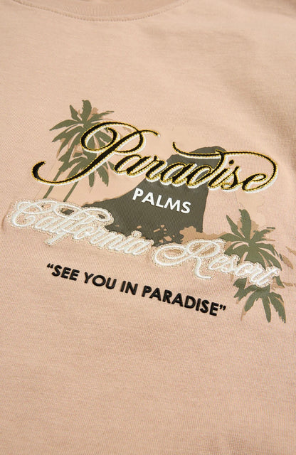 Jordan Craig x See You In Paradise Graphic Paradise Palms T-Shirt (Hunter Camo)