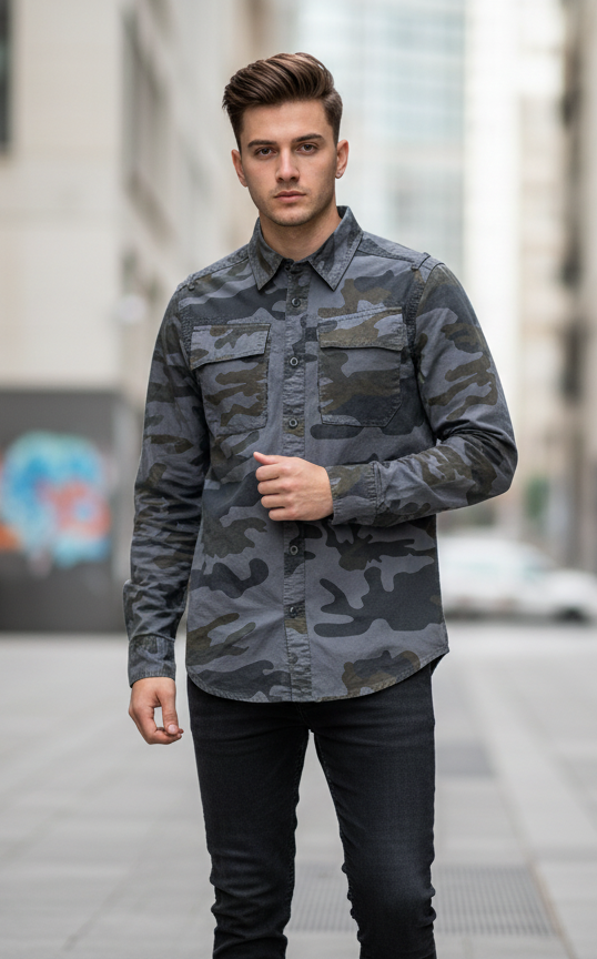 G-Star Raw Field Denim Feel Button Down Shirt U