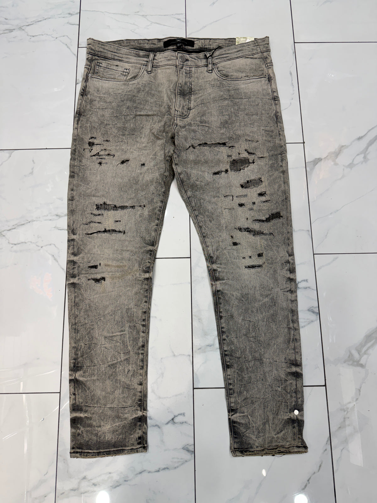 Jordan Craig Sean Fit Desperado Denim Super Stretch Jeans (Bone White)