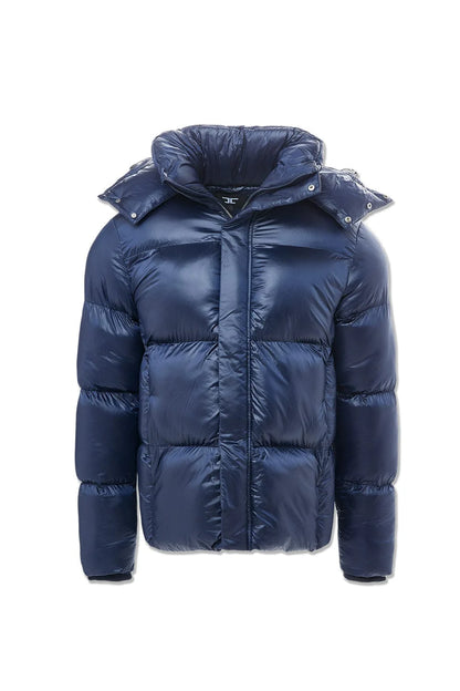 Jordan Craig Navy Blue Astoria Bubble Jacket w/ Removable Hood