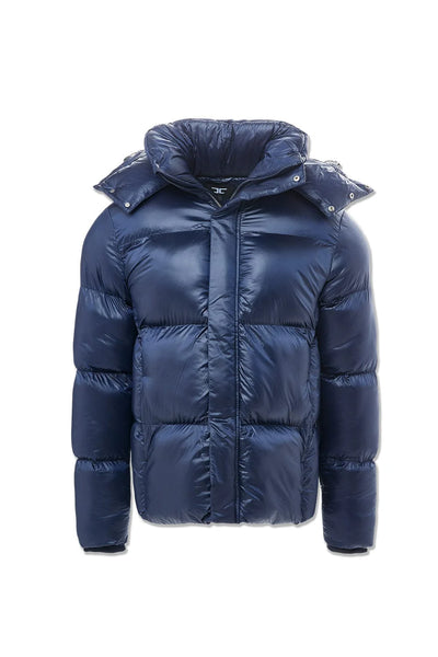 Jordan Craig Navy Blue Astoria Bubble Jacket w/ Removable Hood