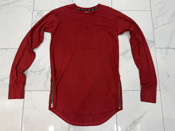 Rise As 1NE Burgundy Long Sleeve Tee U