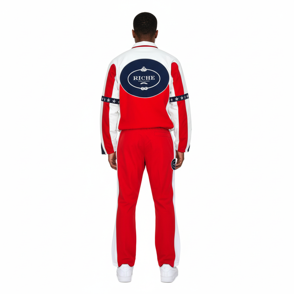 Vie Riche Star Studded Nylon Jacket Stacked Set U