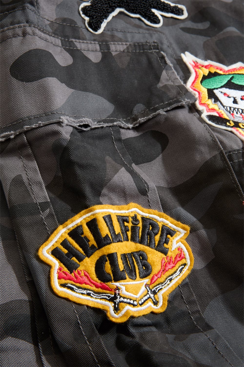 Jordan Craig Xavier-Hellfire Cargo Pants (Black Camo)