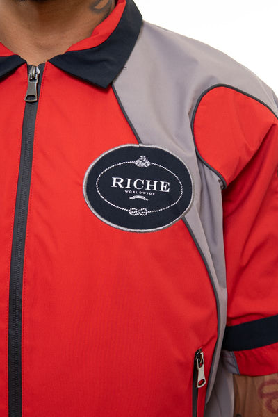 Vie Riche Nylon Biker Jacket Set U