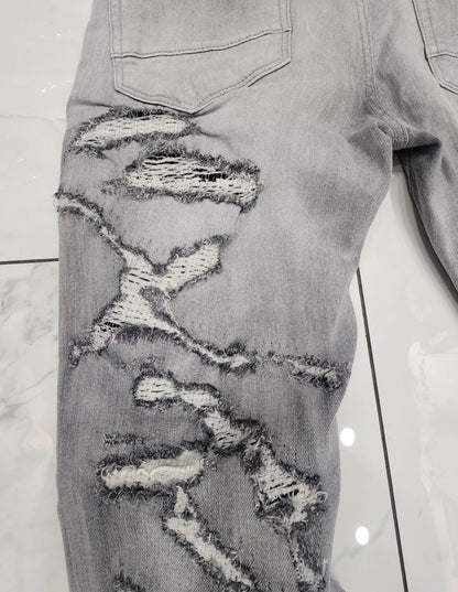 Jordan Craig Sean Fit Frankenstein Denim Jeans Cement Wash U