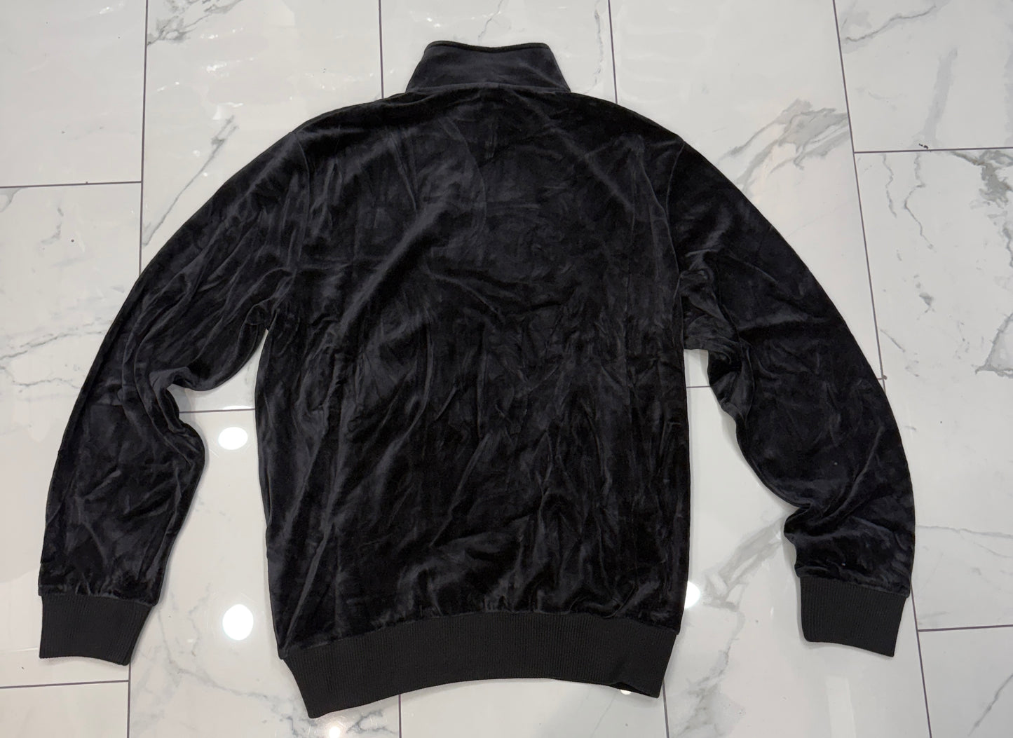 Solid Velour Jacket (Black) U