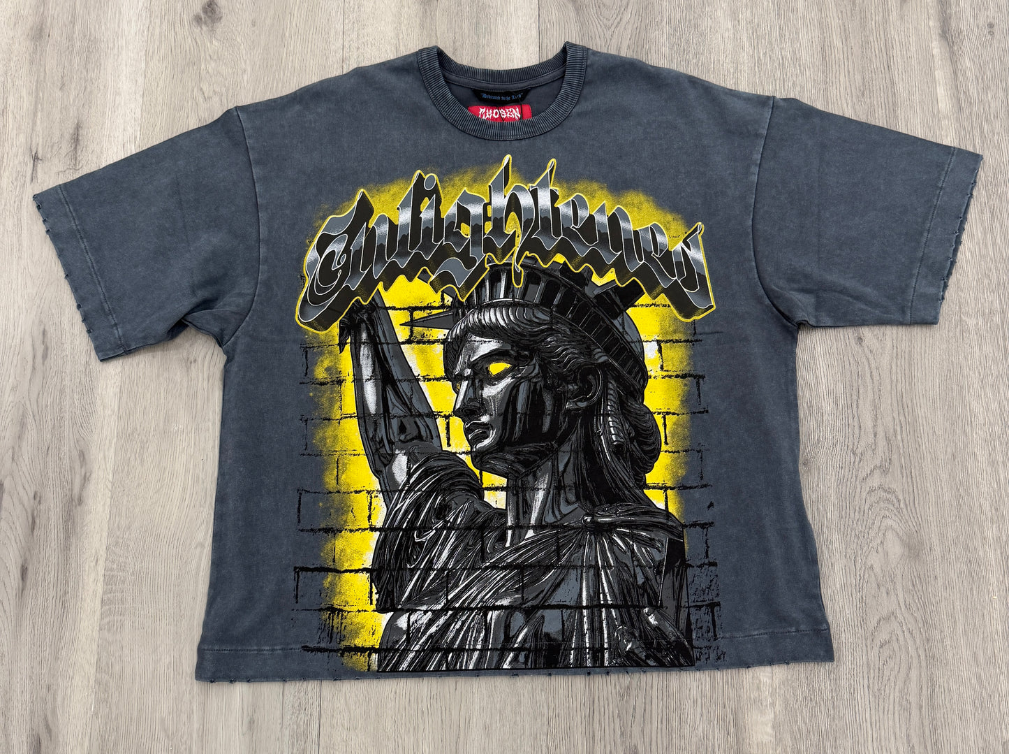 Chosen Liberty Shadow Vintage Wash Graphic Boxy T-Shirt