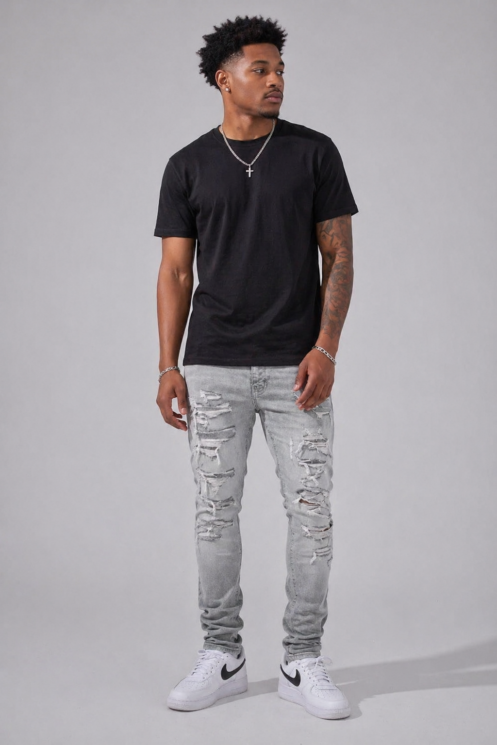Jordan Craig Alkaline Denim Slim Taper Fit Jeans (Cement Wash)