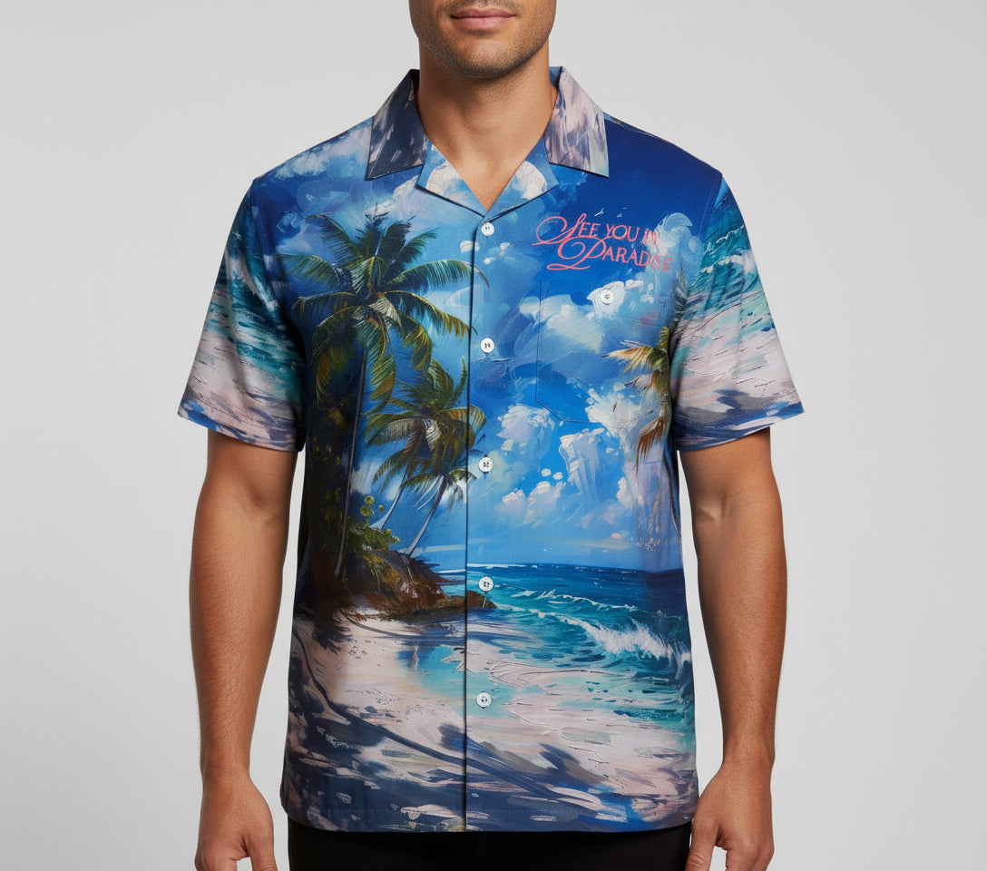 Jordan Craig Wanderlust S/S Party Shirt (Clearwater) U