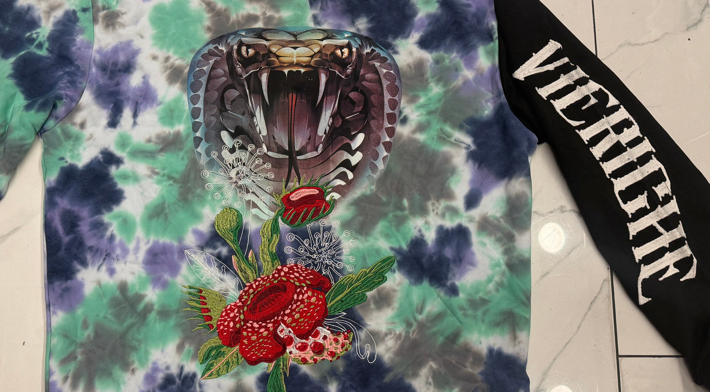 Vie Riche Tye Dye Snake Bite Crewneck U