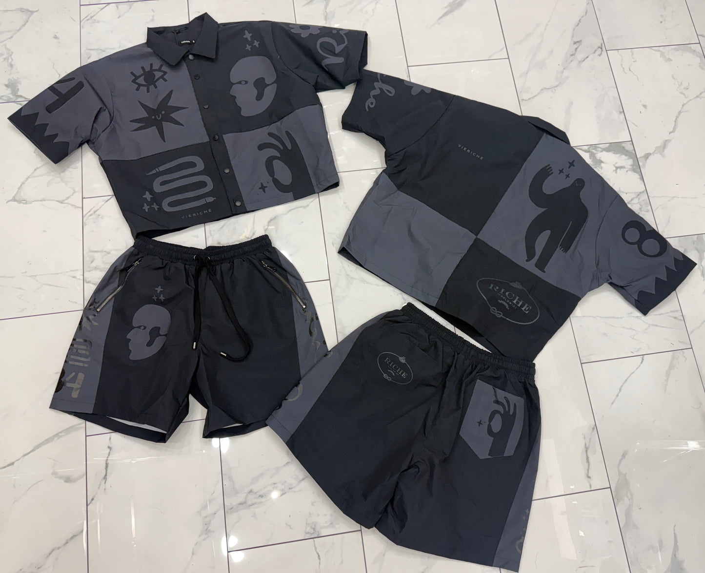 Vie Riche Tribal Set (Black) U