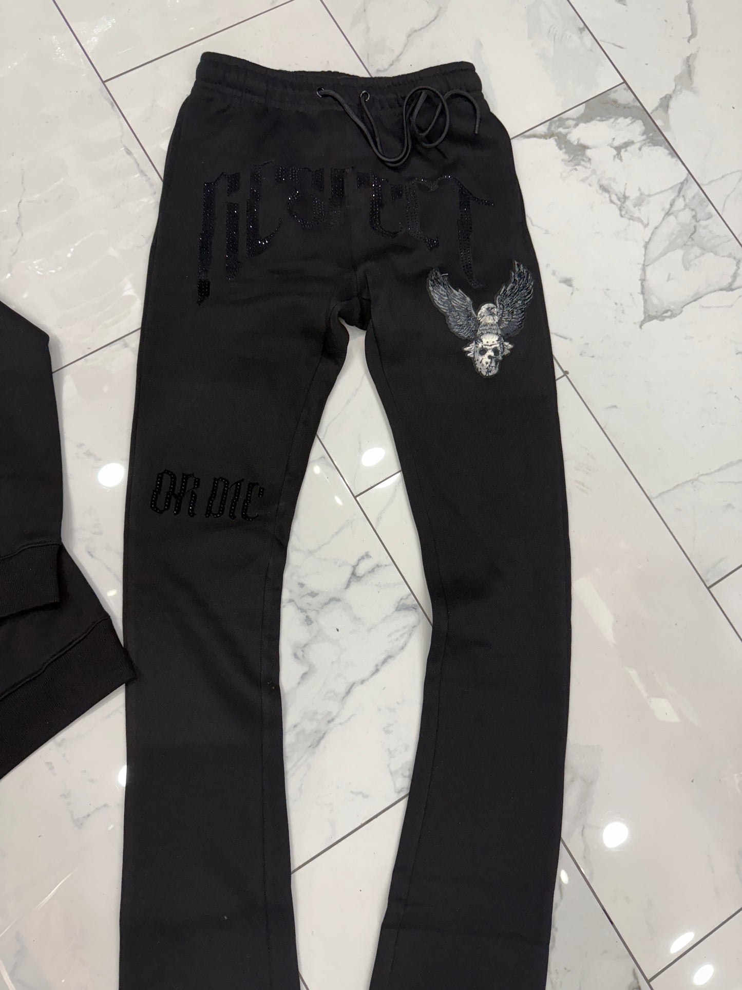 Roku Respect Or Die Stacked Fit Sweatsuit U