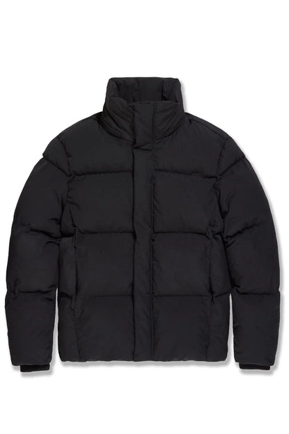 Jordan Craig Jackson Height Black Puffer Jacket with Removable Hood