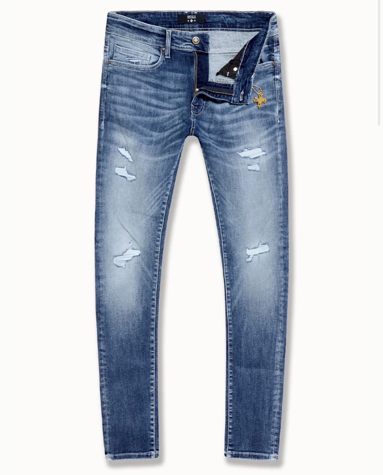 Jordan Craig x See You In Paradise Humility Denim Slim Taper Fit Jeans (Aged Wash)