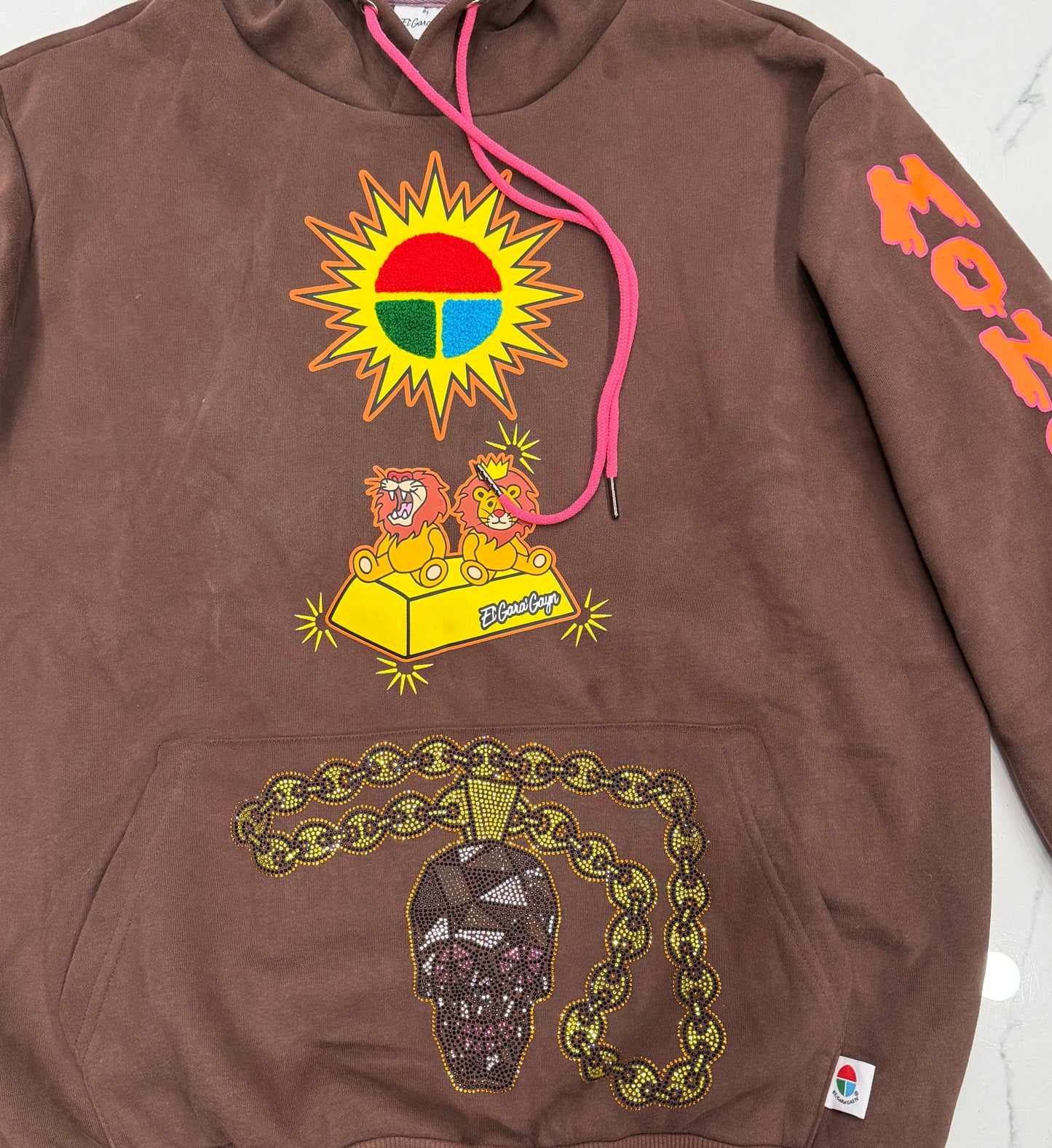 El Gara Gayn Kookie Monstaz Hoody (Brown)