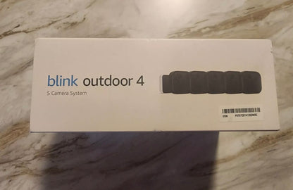 Blink Outdoor 4TH Generation Smart Battery-Powered 5 Camera Security System-NO RETURNS)