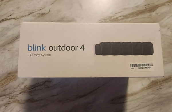 Blink Outdoor 4TH Generation Smart Battery-Powered 5 Camera Security System (FINAL SALE-NO RETURNS)