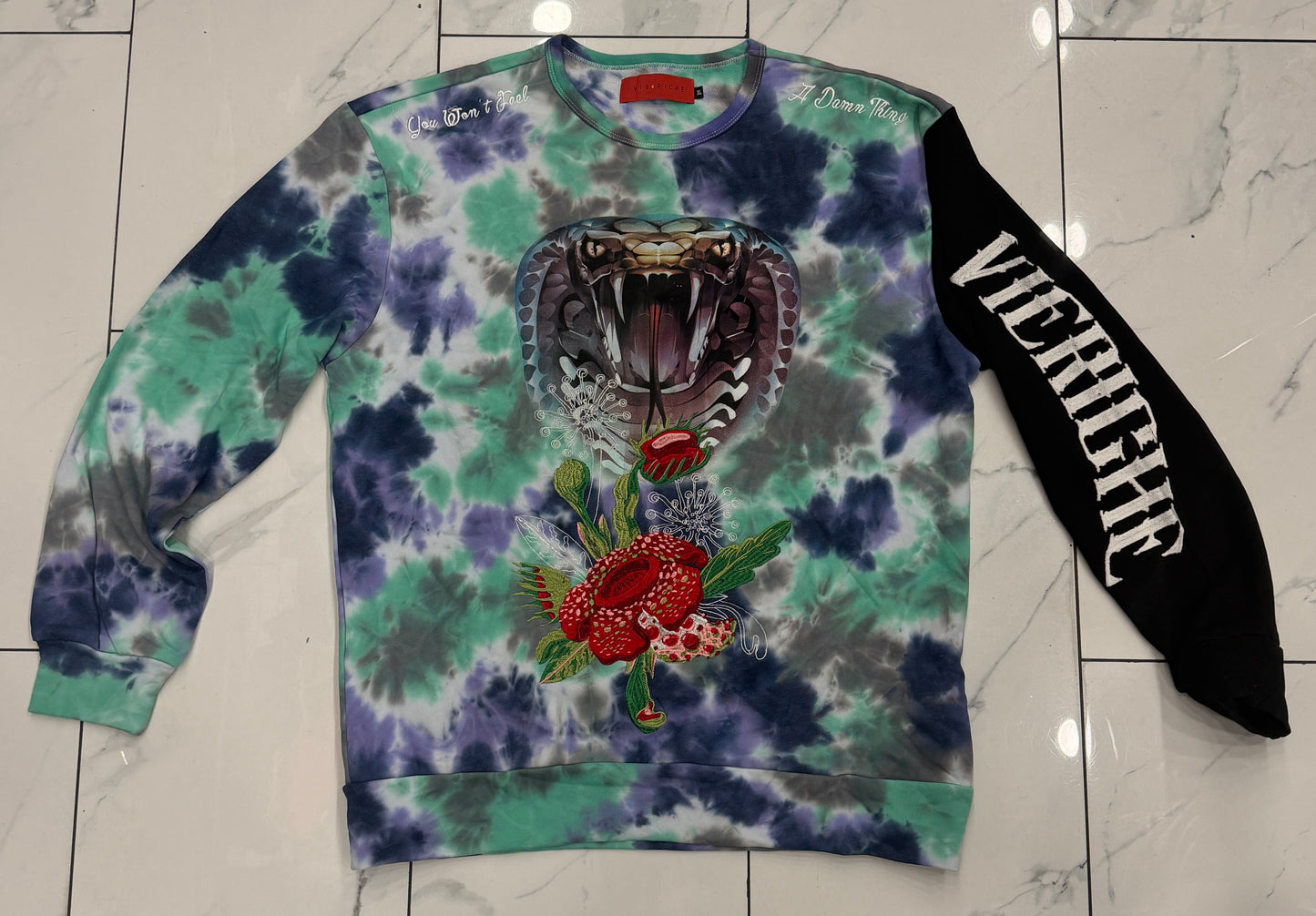 Vie Riche Tye Dye Snake Bite Crewneck U