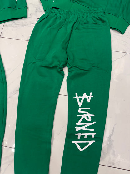 Apprv Trust No One Green Sweatsuit U