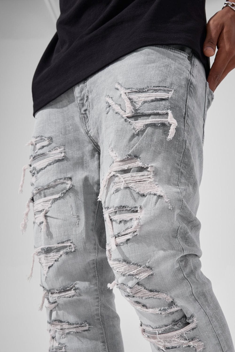 Jordan Craig Alkaline Denim Slim Taper Fit Jeans (Cement Wash)
