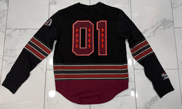 Native Borne Long Sleeve Varsity Tee U